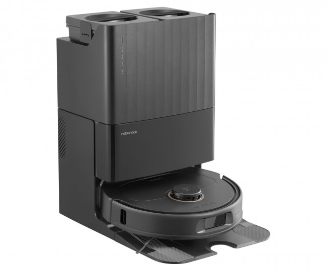 Робот-пилосос з вологим прибиранням RoboRock Q Revo Pro Black (QRP52-00)